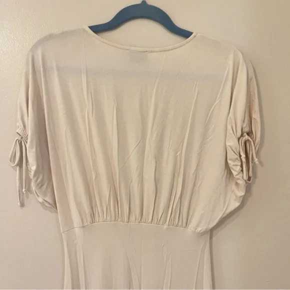 ASOS Design Cream Midi Dress - Picture 4 of 5